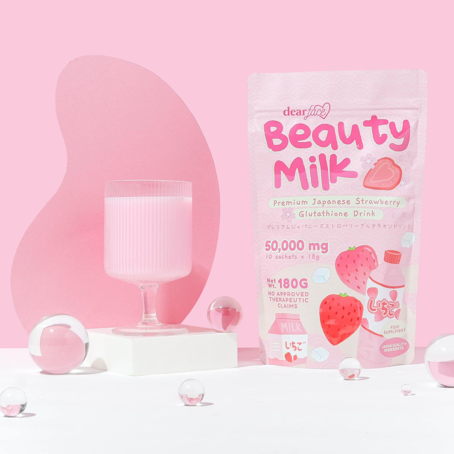 BEAUTY MILK JAPANESE LYCHEE + STEMCELL