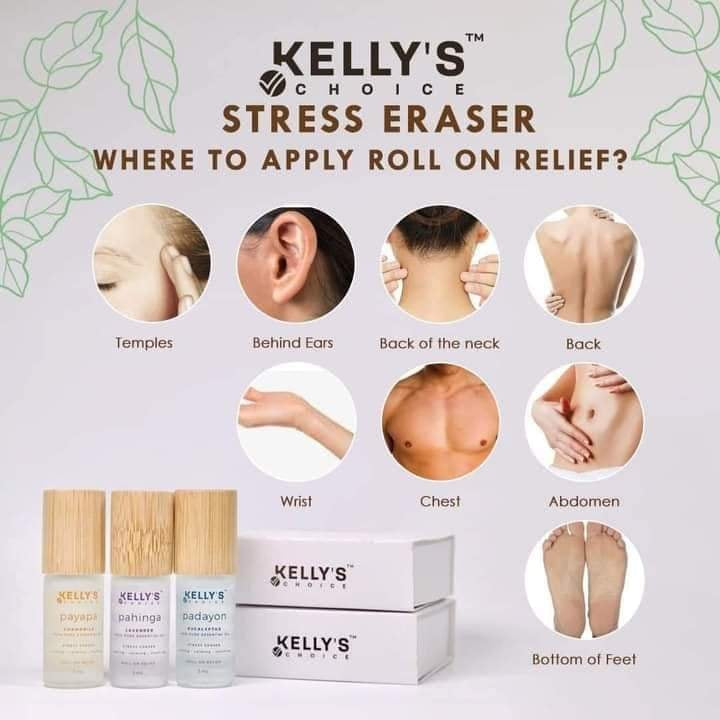 Kelly's Choice Stress Erasers Roll On Relief Blends